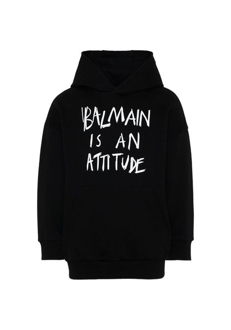 Felpa Balmain Kids BALMAIN PARIS KIDS | FELPE E TUTE | BZ4H00Z3183930BC